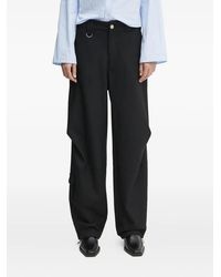 Won Hundred - Flap-Pocket Draped Trousers - Lyst