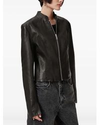 AllSaints - ジップアップ レザージャケット - Lyst