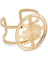 Elisabetta Franchi - Golden Metal Bracelet - Lyst