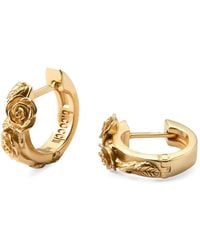 Emanuele Bicocchi - Rose Hoop Earrings - Lyst