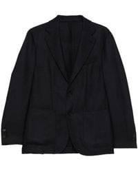 Caruso - Single-Breasted Patch-Pocket Blazer - Lyst
