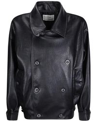 Source Unknown - Vitellino Double-Breasted Jacket - Lyst