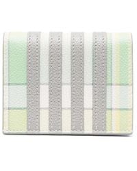 Thom Browne - Kariertes Portemonnaie - Lyst