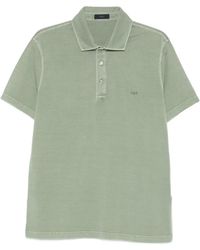 Fay - Buttoned Short-Sleeve Polo Shirt - Lyst
