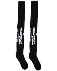 PROTOTYPES - Logo-Print Over-The-Knee Socks - Lyst