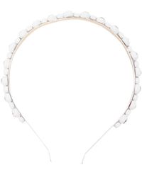 Marni Crystal-embellished Headband - White