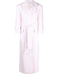 Thom Browne - Double-Breasted Cotton Trench Coat - Lyst