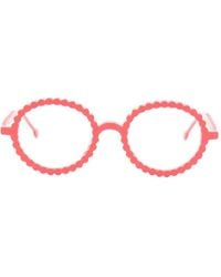 L.A. EYEWORKS - Brille Mit Rundem Gestell - Lyst