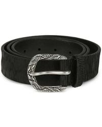 Orciani - Textured Buckle Belt - Lyst