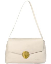 Vic Matié - Dafne Logo-Debossed Foldover Clutch Bag - Lyst