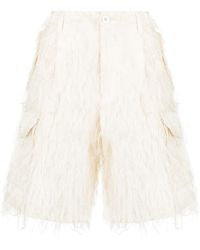 Undercover - Cargo-Shorts Mit Fransen - Lyst