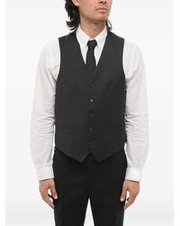 Corneliani - Single-Breasted Wool Waistcoat - Lyst