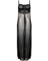 Dames Kleding voor voor Jassen Heron Preston Synthetisch Mini-jurk Met Logopatch in het Zwart 