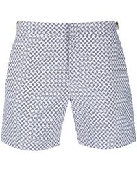 Orlebar Brown - Bulldog Seglas Jacquard-print Swim Shorts - Lyst