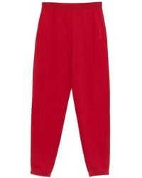 Max Mara - Pantalones de chándal con logo bordado - Lyst