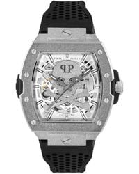 Philipp Plein - The Skeleton Frosted 44Mm Watch - Lyst