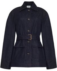 Adam Lippes - Brixson Belted Denim Jacket - Lyst
