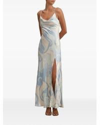 EVER NEW - Tyler Cowl-Neck Satin Maxi Dress - Lyst