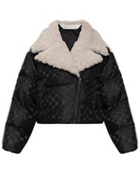 Palm Angels - Short Jacket With Faux Fur - Lyst
