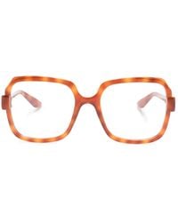 Gucci - Tortoiseshell Square-Frame Sunglasses - Lyst