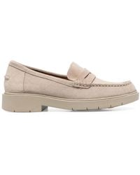 Geox - Spherica Suede Loafers - Lyst