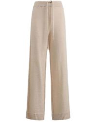 Gaelle Paris - Cable-Knit Drawstring Trousers - Lyst