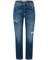 Gang - Nica Cropped Distressed Jeans - Lyst