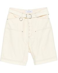 Etudes Studio - Short Carpenter À Taille Ceinturée - Lyst
