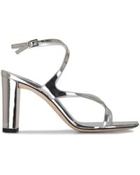 Jimmy Choo - Azie 85mm Leather Sandals - Lyst