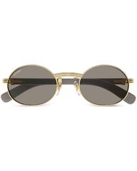 Cartier - Round-Frame Sunglasses - Lyst