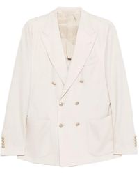 Eleventy - Double-Breasted Blazer - Lyst