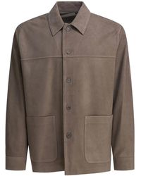 Vince - Chaqueta con bolsillos con botones - Lyst