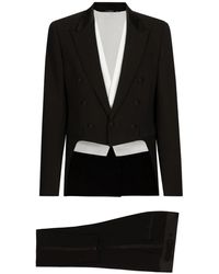 Dolce & Gabbana - Tailored Virgin Wool-Silk Suit - Lyst