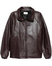 Magda Butrym - ジップアップ レザージャケット - Lyst