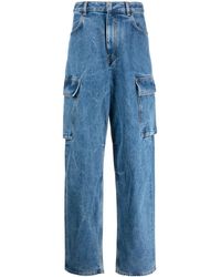 Givenchy - Jeans a gamba ampia - Lyst