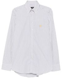 Etro - Striped Cotton Shirt - Lyst