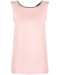 Fabiana Filippi - Bead-Embellished Silk Top - Lyst