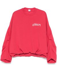 Pinko - Logo-Print Sweatshirt - Lyst