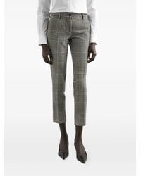 Dolce & Gabbana - Low-Rise Glen Plaid Trousers - Lyst