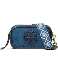 Tory Burch - Miller デニムショルダーバッグ ミニ - Lyst