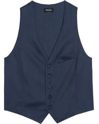 Zadig & Voltaire - Emaux Button Waistcoat - Lyst