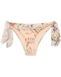 Zimmermann - Slip Bikini Coco Con Nodi - Lyst