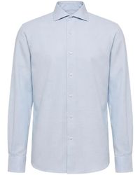Peserico - Chemise En Coton À Manches Longues - Lyst