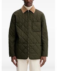 Bally - Gewatteerd Jack Met Ribfluwelen Kraag - Lyst