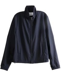 Givenchy - Pinstripe-Pattern High-Neck Jacket - Lyst