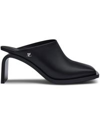 Courreges - Stream 75mm Leather Mules - Lyst