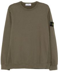 Stone Island - Minimalist Long-Sleeve Crewneck Sweatshirt - Lyst