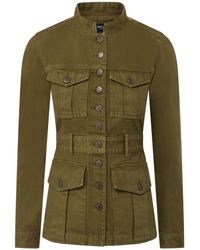 Veronica Beard - Tika Cotton Military Jacket - Lyst