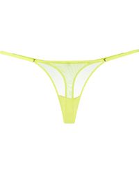 Maison Close - Corps À Corps Neon Low-Rise Sheer Thong - Lyst