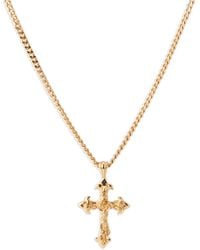 Emanuele Bicocchi - Small Fleury Cross Necklace - Lyst